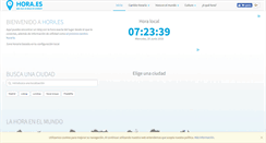 Desktop Screenshot of hora.es